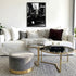 Interior Ave - Monaco Round Ottoman - Ocean-Furniture > Living Room > Ottomans & Footstools-PEROZ Accessories