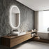 Interior Ave - 50 x 100cm Oval Frameless LED Bathroom Mirror-Home & Garden > Decor > Mirrors-PEROZ Accessories