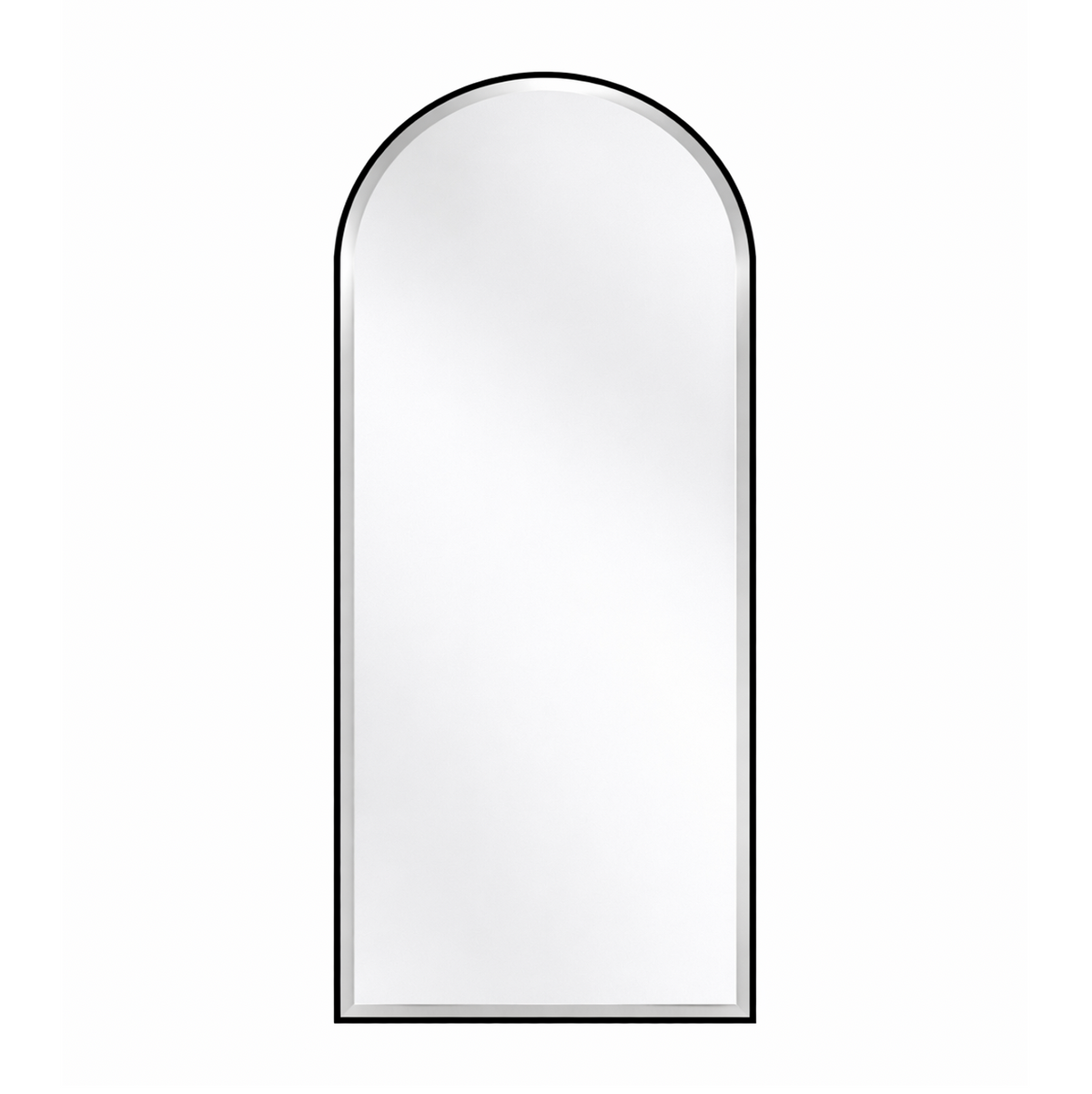 Interior Ave - Halo Arched Floor Length Mirror – Black | Signature Series-Home &amp; Garden > Decor > Mirrors-PEROZ Accessories