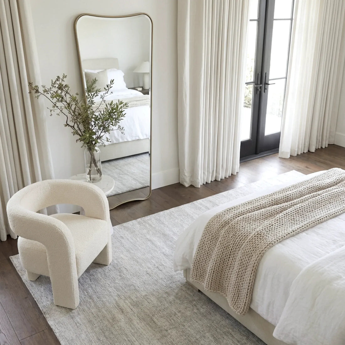 Interior Ave - Pierre Full Length Gold Frame Wall Mirror — Classic Statement-Home &amp; Garden > Decor > Mirrors-PEROZ Accessories