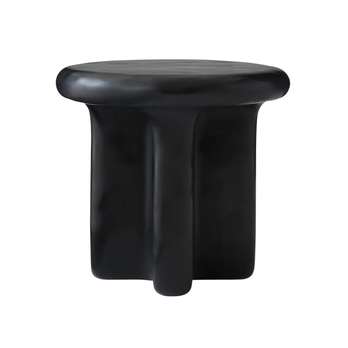 Interior Ave - Santorini Black Stone Side Table-Furniture > Living Room > Side Tables-PEROZ Accessories