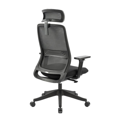 Carlie High Back Molded Foam Seat Ergonomic Office Chair In Black-Furniture &gt; Office &gt; Office &amp; Desk Chairs-PEROZ Accessories