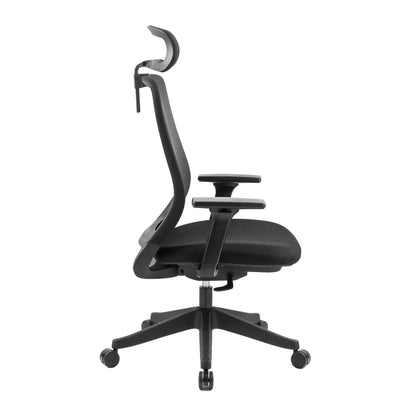 Carlie High Back Molded Foam Seat Ergonomic Office Chair In Black-Furniture &gt; Office &gt; Office &amp; Desk Chairs-PEROZ Accessories