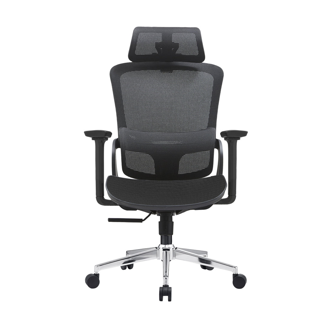 Elena High Back Full Mesh Ergonomic Office Chair In Black-Furniture &gt; Office &gt; Office &amp; Desk Chairs-PEROZ Accessories
