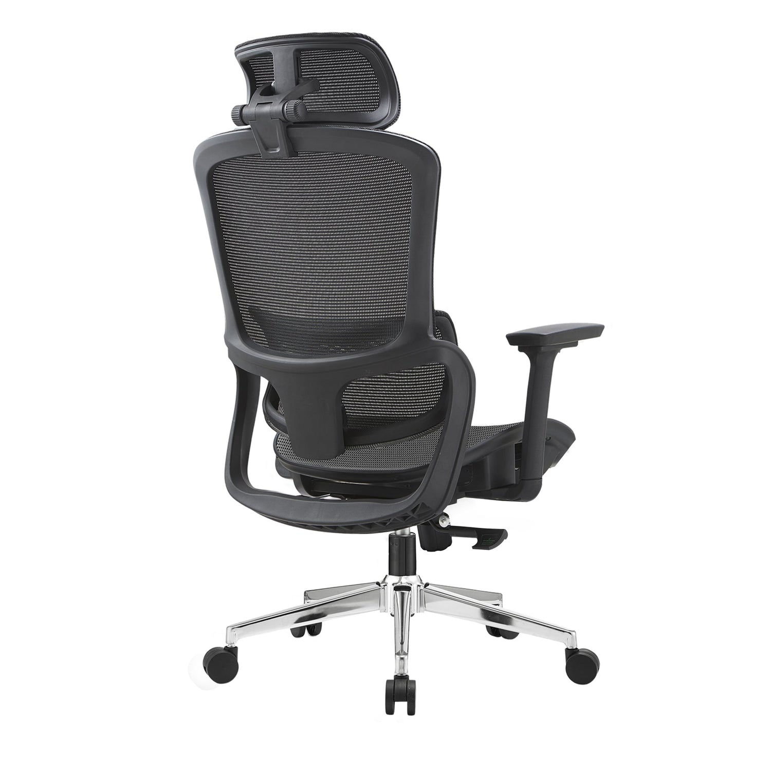 Elena High Back Full Mesh Ergonomic Office Chair In Black-Furniture &gt; Office &gt; Office &amp; Desk Chairs-PEROZ Accessories