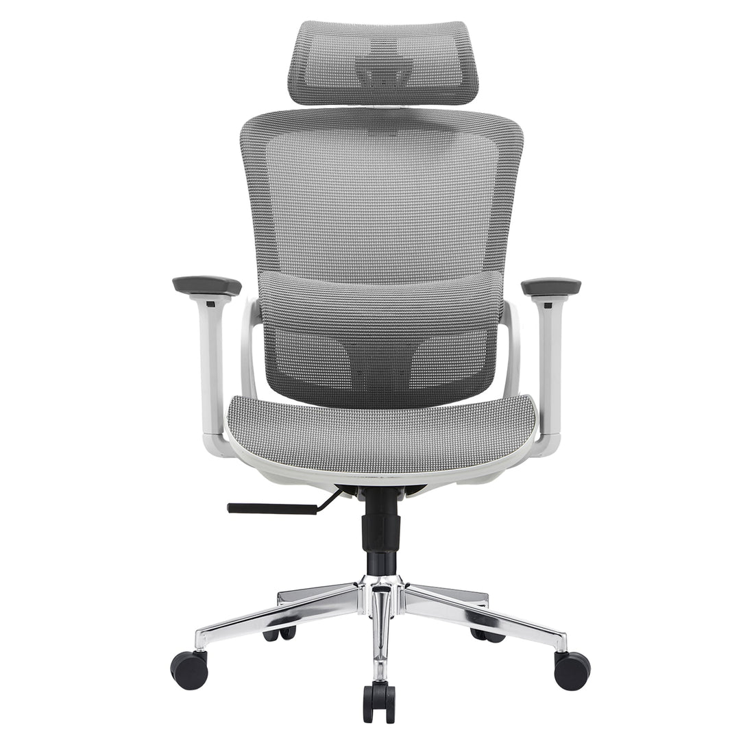 Elena High Back Full Mesh Ergonomic Office Chair In Grey-Furniture &gt; Office &gt; Office &amp; Desk Chairs-PEROZ Accessories