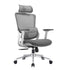 Elena High Back Fabric Seat Ergonomic Office Chair In Grey-Furniture > Office > Office & Desk Chairs-PEROZ Accessories