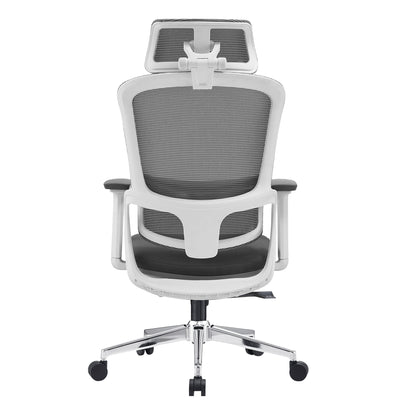 Elena High Back Fabric Seat Ergonomic Office Chair In Grey-Furniture &gt; Office &gt; Office &amp; Desk Chairs-PEROZ Accessories