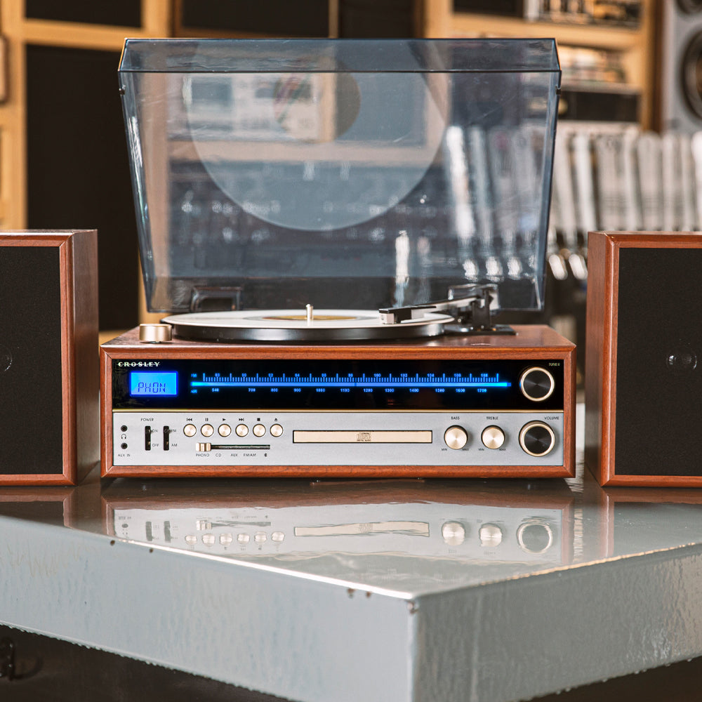 Crosley 1975T Vinyl Record Turntable Player-Audio &amp; Video &gt; Musical Instrument &amp; Accessories &gt; Audio Players &amp; Recorders-PEROZ Accessories