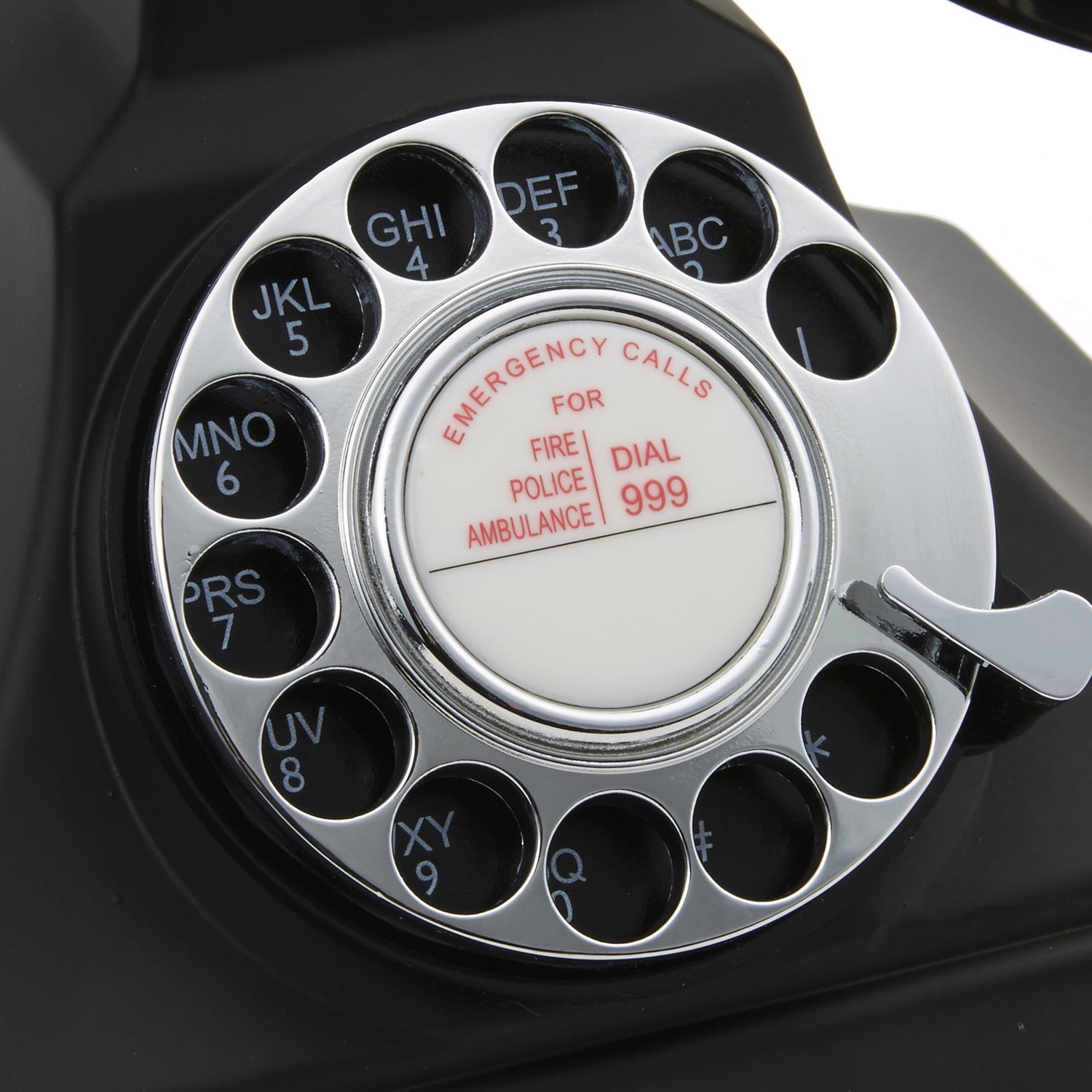 GPO Retro 200 Rotary Telephone - Black-Home &amp; Garden &gt; Wall Art-PEROZ Accessories