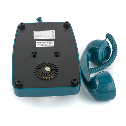 GPO Retro 746 Rotary Telephone - Azure Blue-Home &amp; Garden &gt; Wall Art-PEROZ Accessories