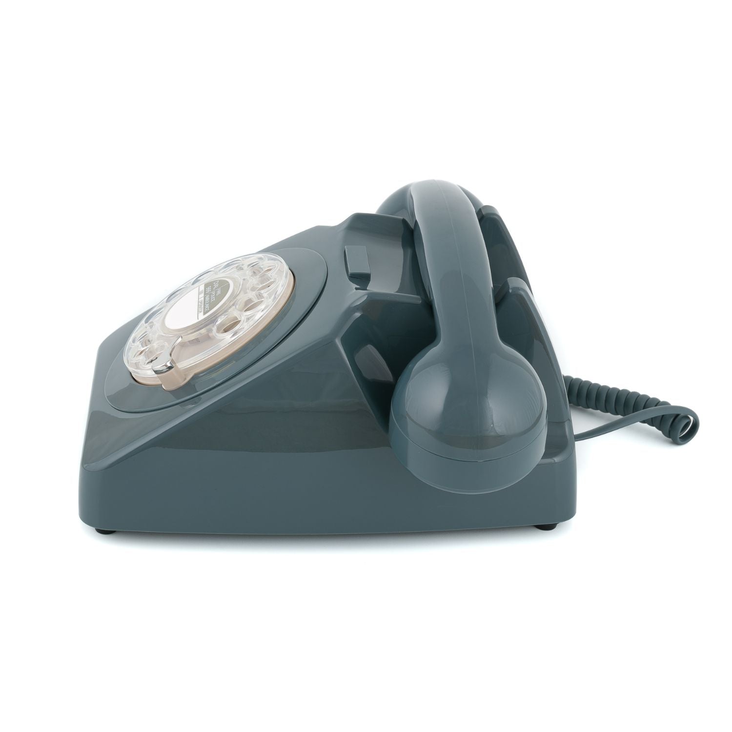 GPO Retro 746 Rotary Telephone - Grey-Home &amp; Garden &gt; Wall Art-PEROZ Accessories