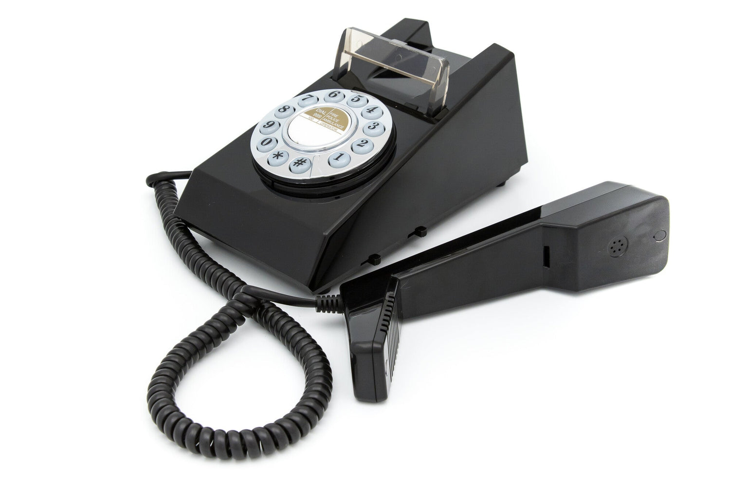 GPO Retro Trim Phone Push Button - Black-Audio &amp; Video &gt; Musical Instrument &amp; Accessories-PEROZ Accessories