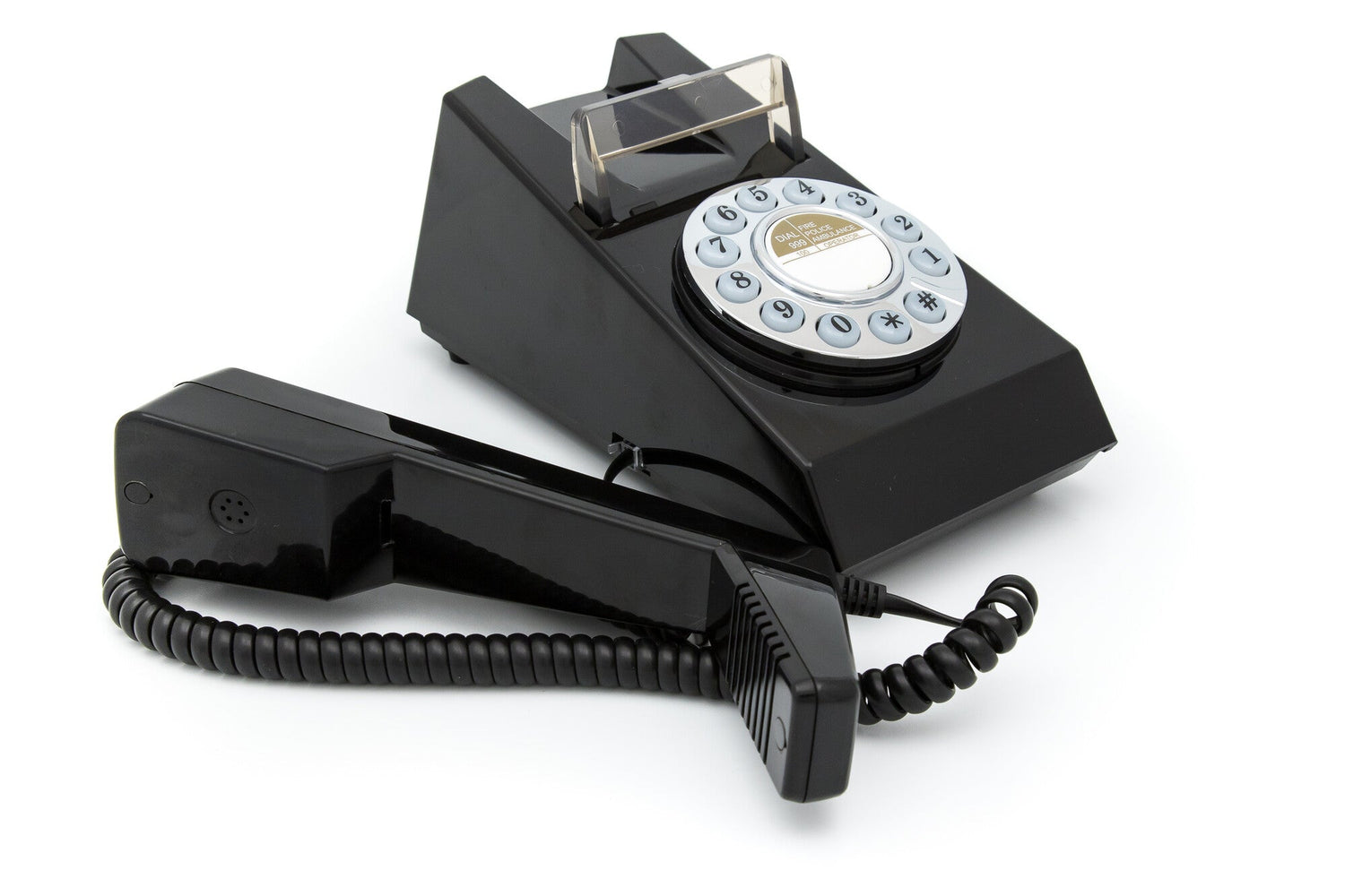 GPO Retro Trim Phone Push Button - Black-Audio &amp; Video &gt; Musical Instrument &amp; Accessories-PEROZ Accessories