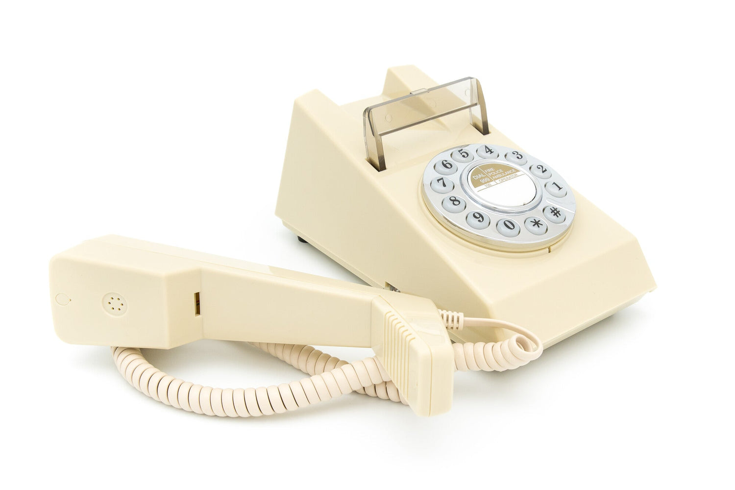 GPO Retro Trim Phone Push Button - Ivory-Audio &amp; Video &gt; Musical Instrument &amp; Accessories-PEROZ Accessories