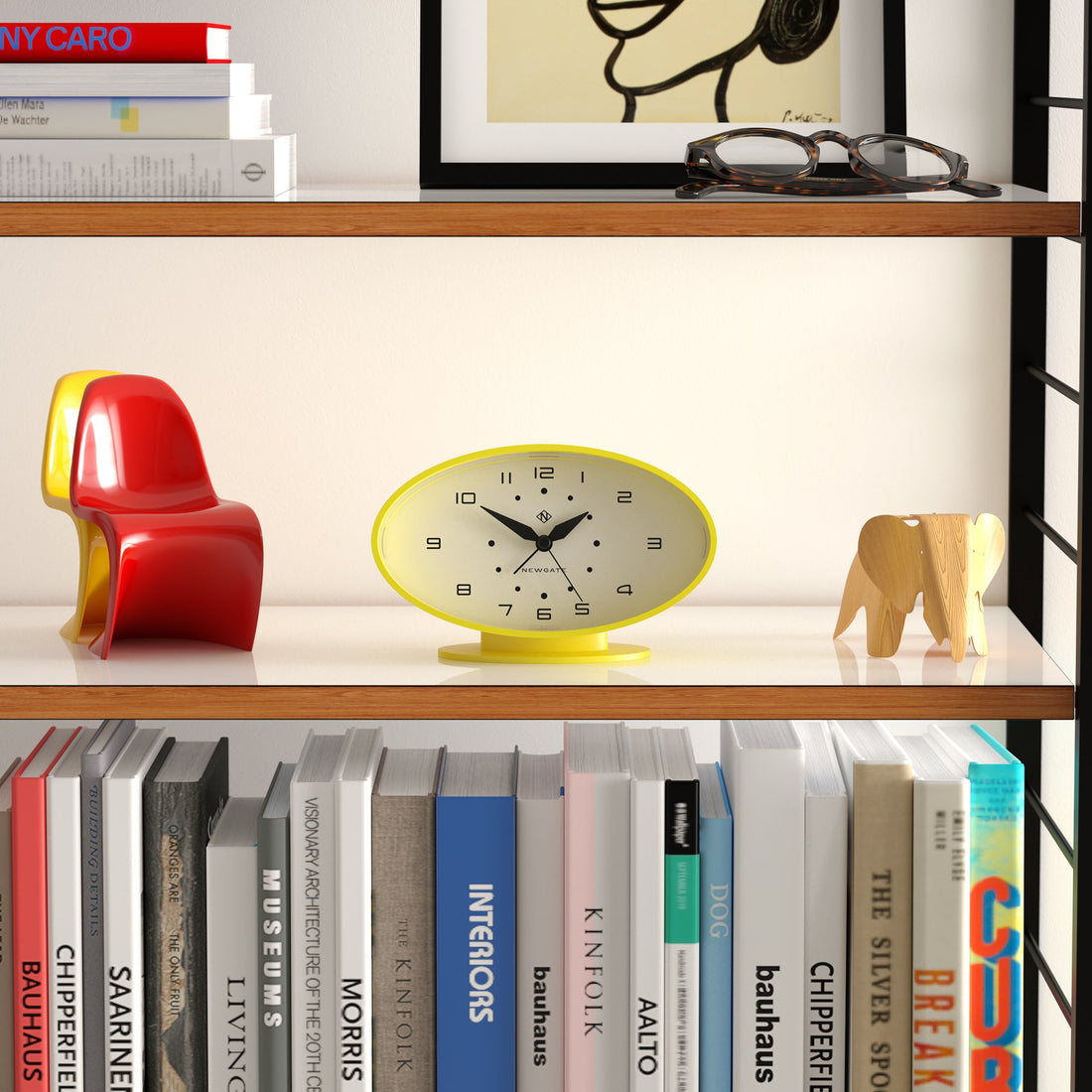 Newgate Ronnie Alarm Clock Yellow-Home &amp; Garden &gt; Decor-PEROZ Accessories