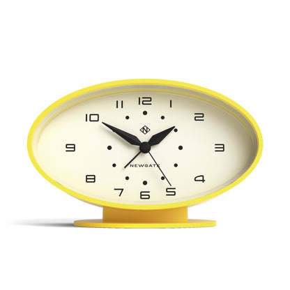 Newgate Ronnie Alarm Clock Yellow-Home &amp; Garden &gt; Decor-PEROZ Accessories