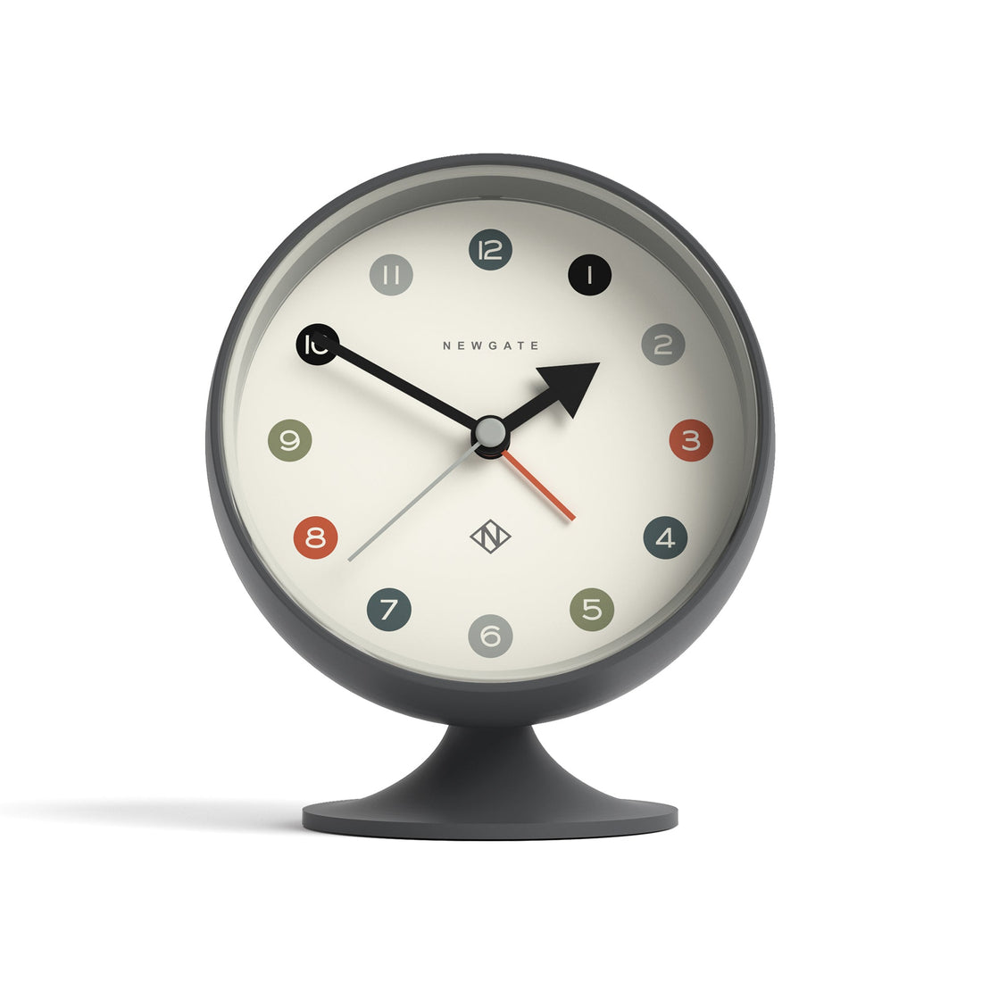 Newgate Spheric Alarm Clock Blizzard Grey-Home &amp; Garden &gt; Decor-PEROZ Accessories
