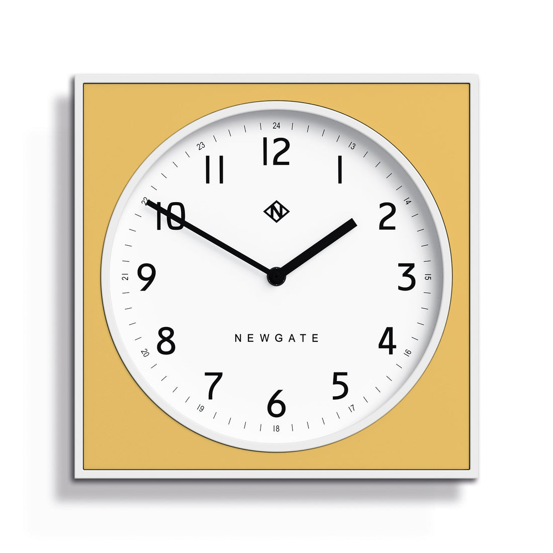 Newgate Burger &amp; Chips Wall Clock Cheeky Yellow-Home &amp; Garden &gt; Decor-PEROZ Accessories
