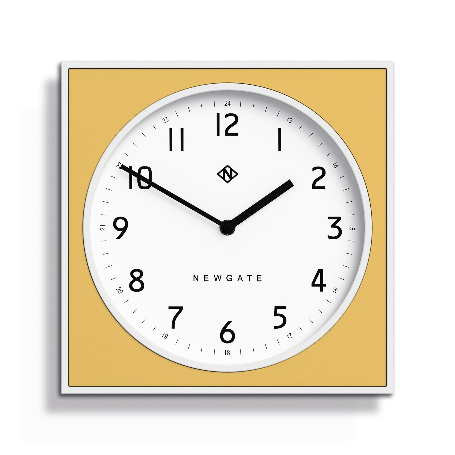Newgate Burger &amp; Chips Wall Clock Cheeky Yellow-Home &amp; Garden &gt; Decor-PEROZ Accessories