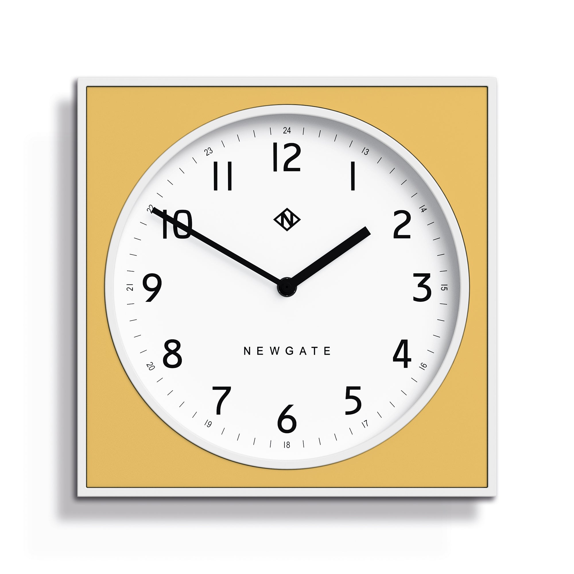 Newgate Burger &amp; Chips Wall Clock Cheeky Yellow-Home &amp; Garden &gt; Decor-PEROZ Accessories