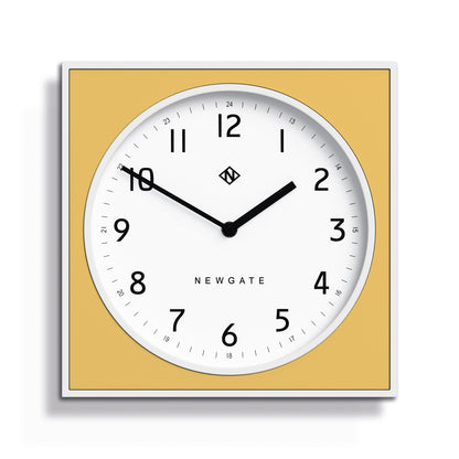 Newgate Burger &amp; Chips Wall Clock Cheeky Yellow-Home &amp; Garden &gt; Decor-PEROZ Accessories