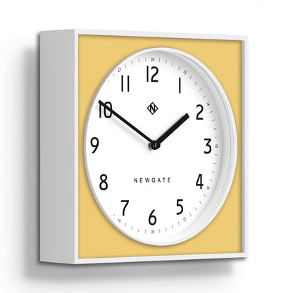 Newgate Burger &amp; Chips Wall Clock Cheeky Yellow-Home &amp; Garden &gt; Decor-PEROZ Accessories