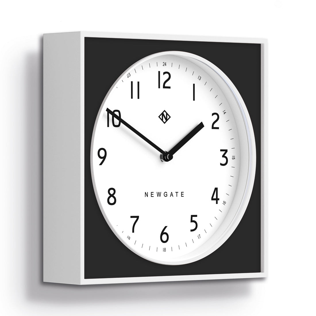 Newgate Burger &amp; Chips Wall Clock Black-Home &amp; Garden &gt; Decor-PEROZ Accessories