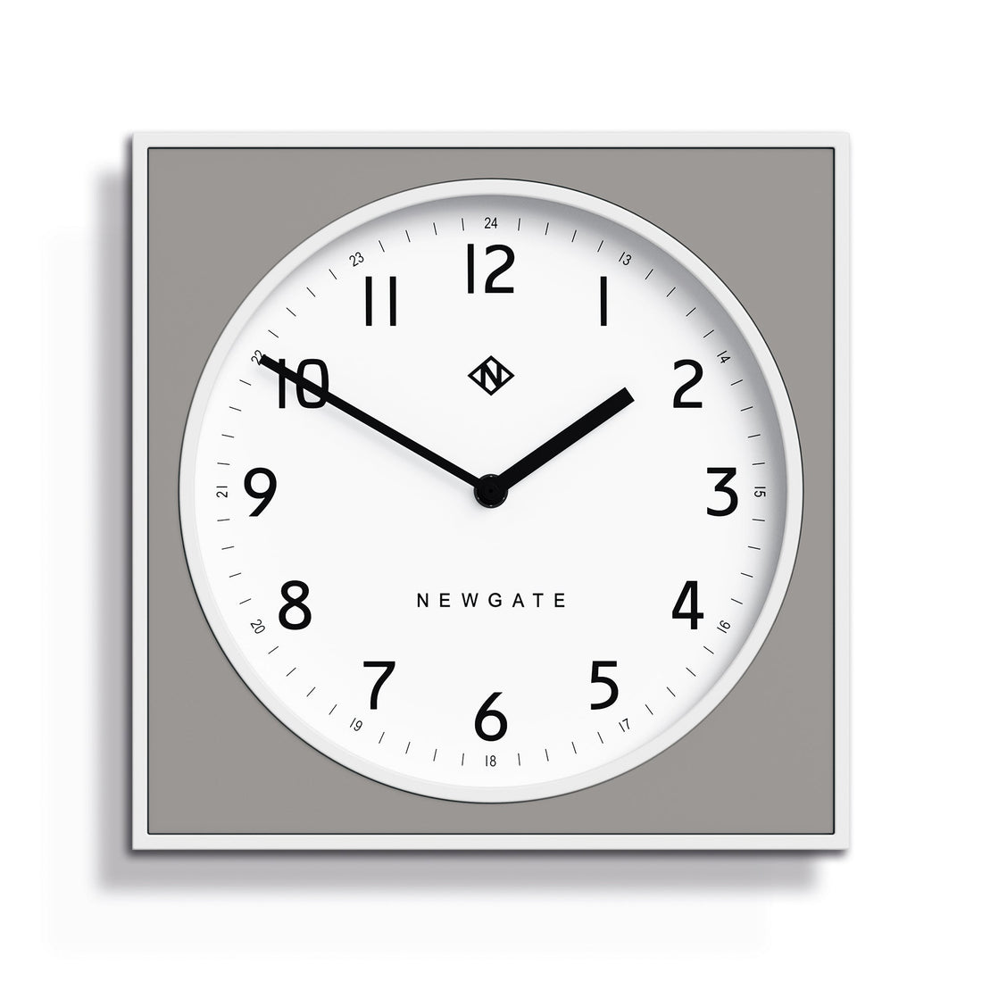 Newgate Burger &amp; Chips Wall Clock Posh Grey-Home &amp; Garden &gt; Decor-PEROZ Accessories