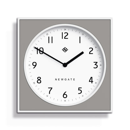 Newgate Burger &amp; Chips Wall Clock Posh Grey-Home &amp; Garden &gt; Decor-PEROZ Accessories