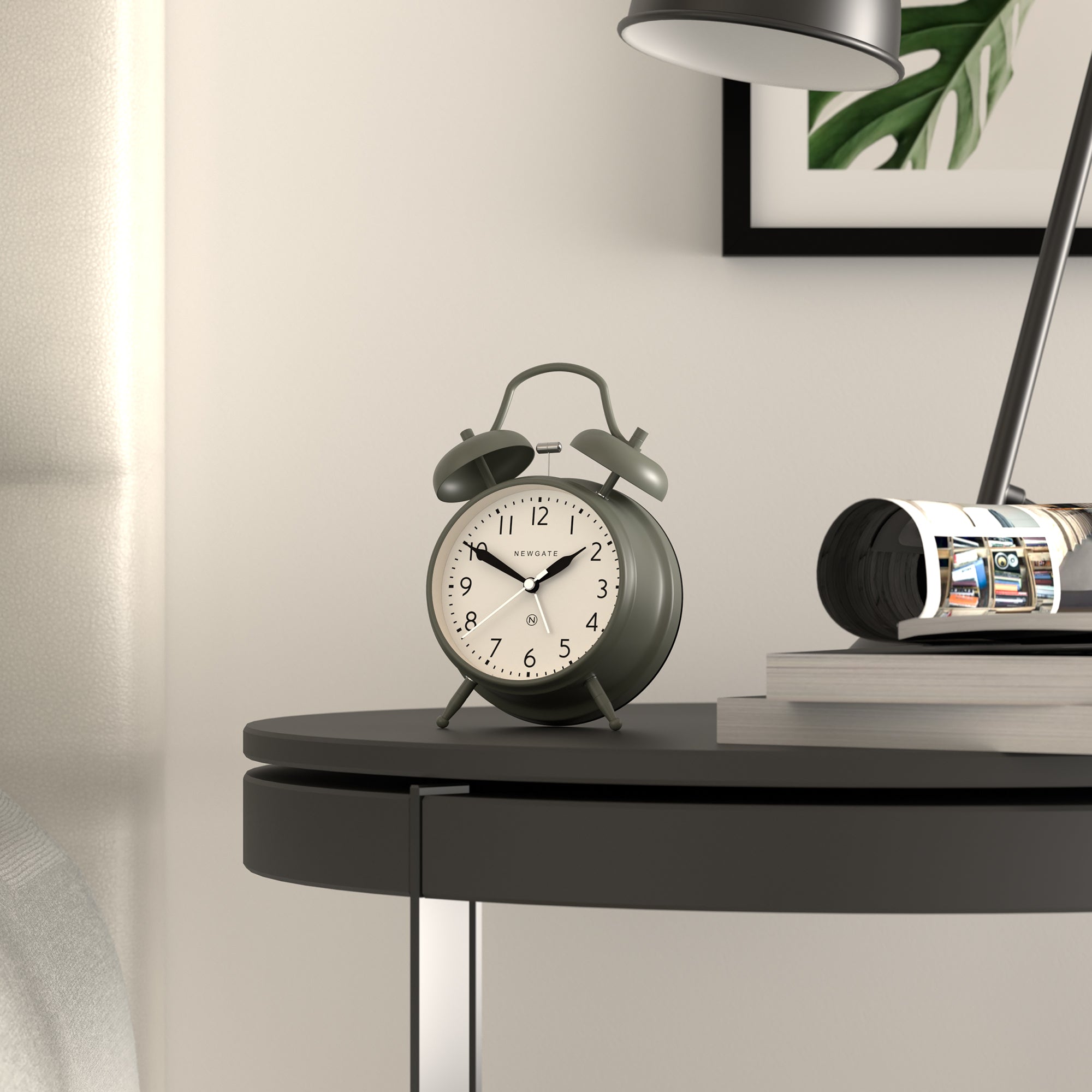 Newgate New Covent Garden Alarm Matte Asparagus Green-Home &amp; Garden &gt; Decor-PEROZ Accessories