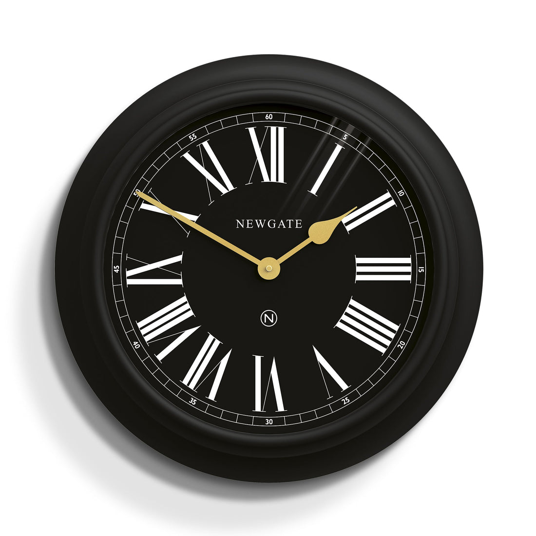 Newgate Chocolate Shop Wall Clock Silicone Cave Black-Home &amp; Garden &gt; Decor-PEROZ Accessories