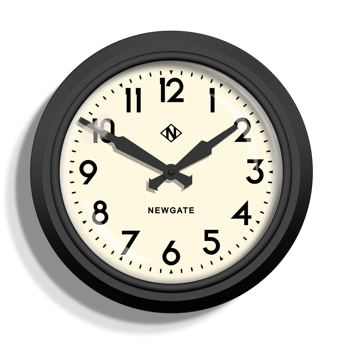 Newgate 50S Electric Clock Black-Home &amp; Garden &gt; Decor-PEROZ Accessories