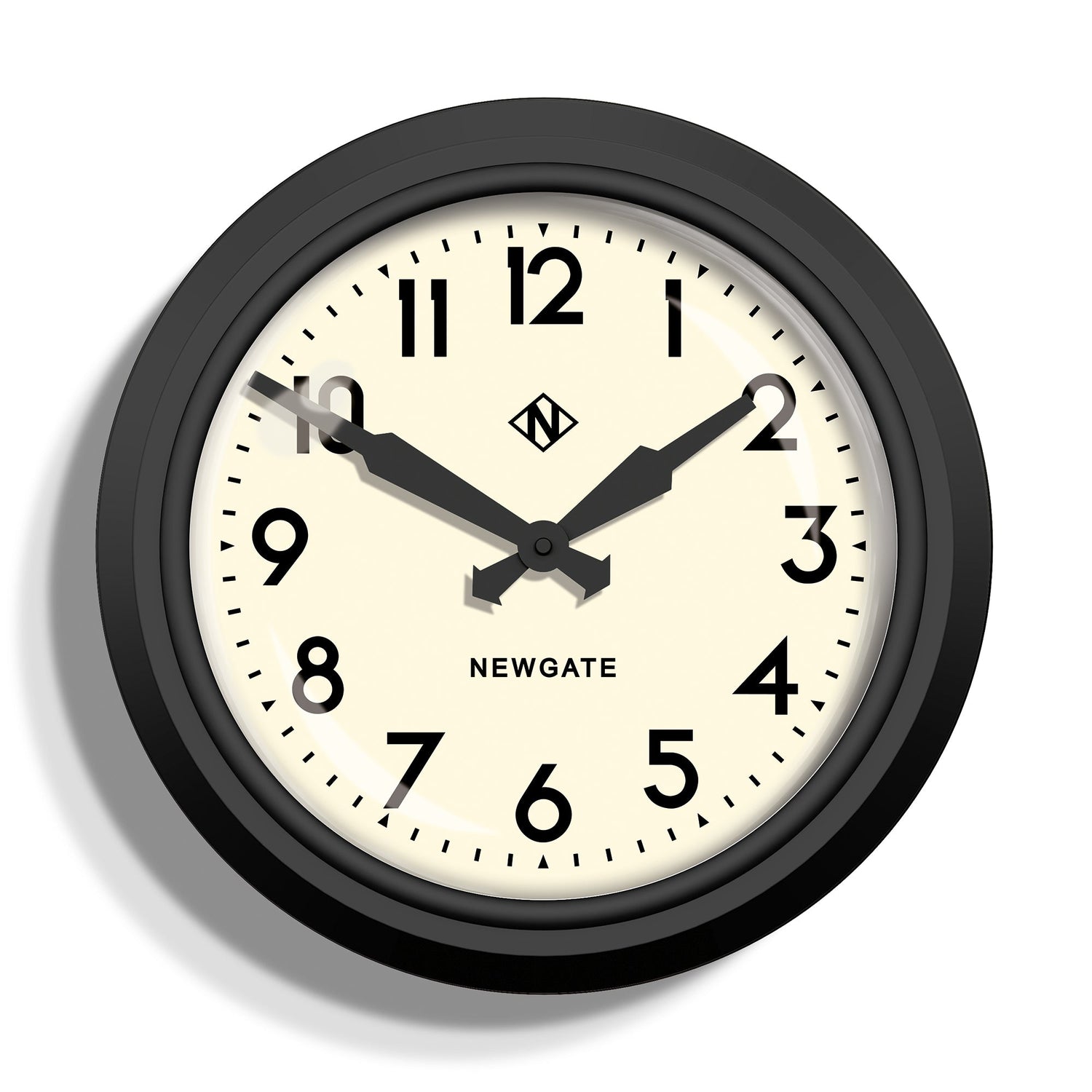 Newgate 50S Electric Clock Black-Home &amp; Garden &gt; Decor-PEROZ Accessories