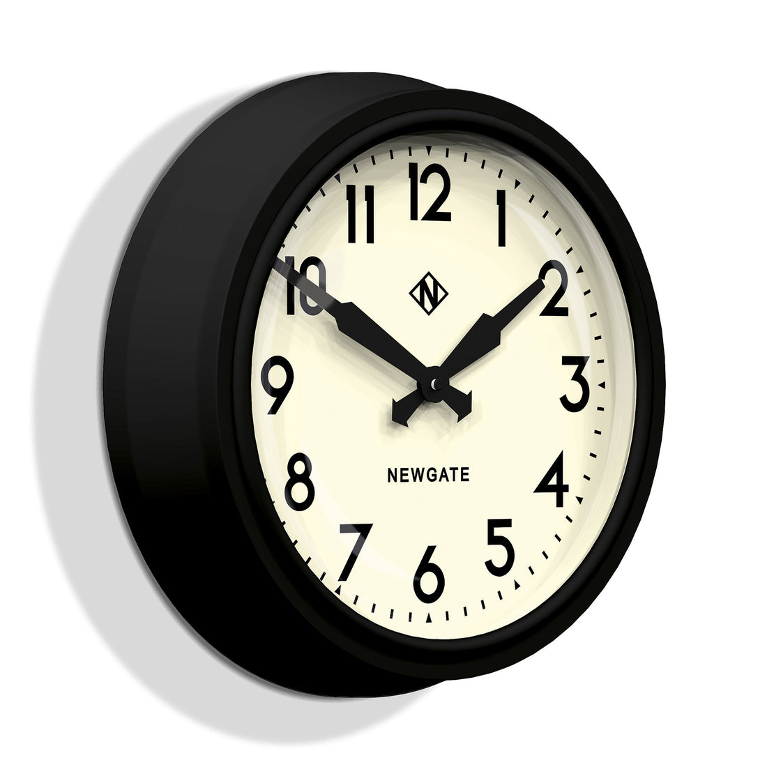 Newgate 50S Electric Clock Black-Home &amp; Garden &gt; Decor-PEROZ Accessories