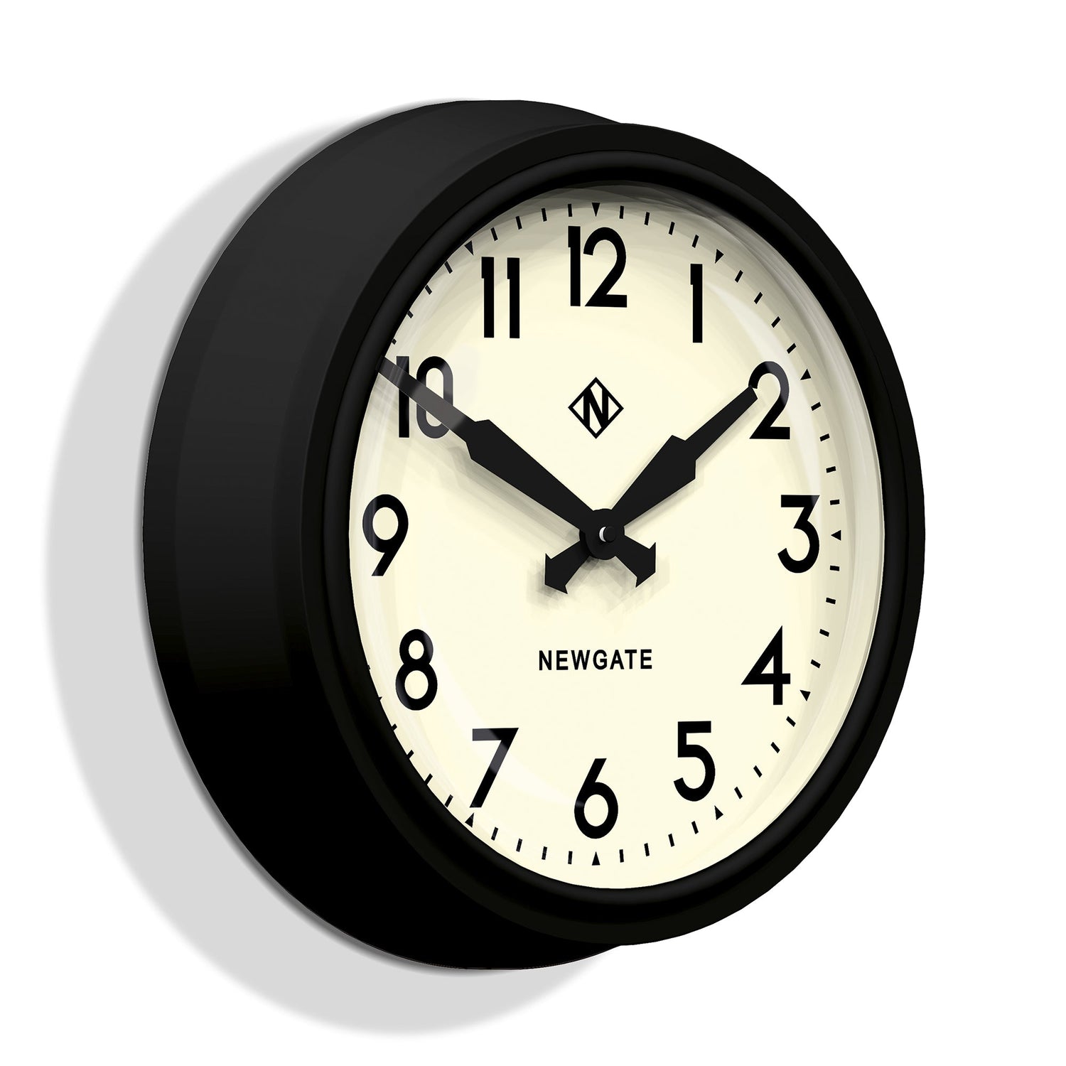 Newgate 50S Electric Clock Black-Home &amp; Garden &gt; Decor-PEROZ Accessories
