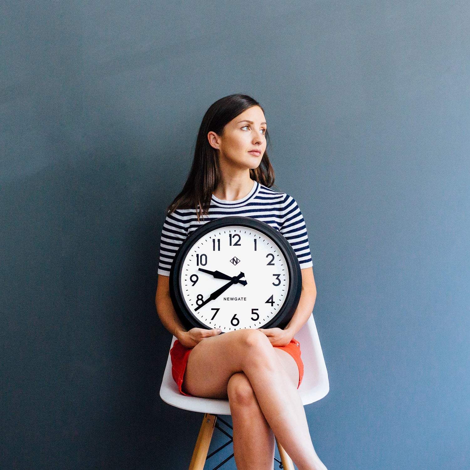 Newgate 50S Electric Clock Black-Home &amp; Garden &gt; Decor-PEROZ Accessories