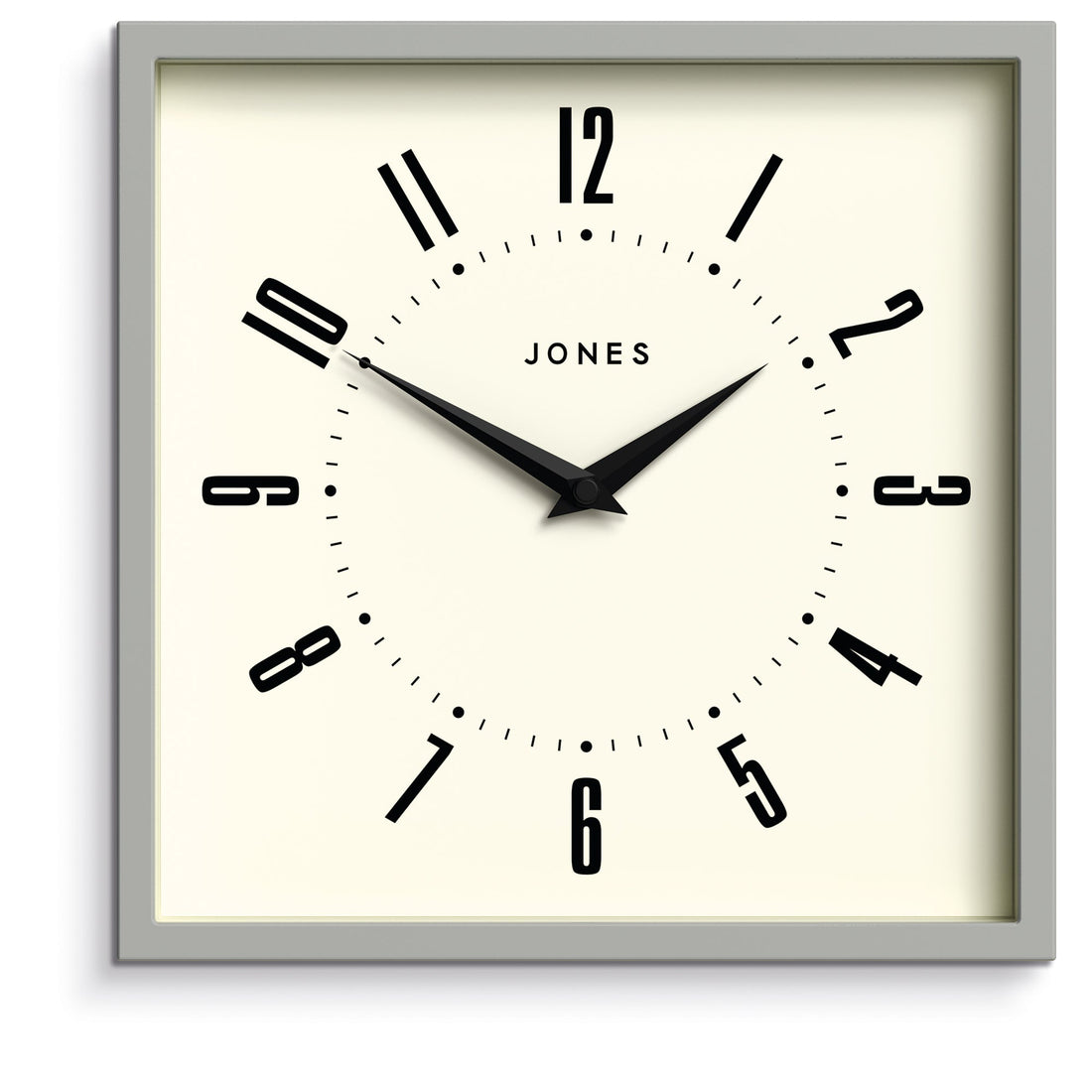 Newgate Jones Box Wall Clock Grey-Home &amp; Garden &gt; Decor-PEROZ Accessories