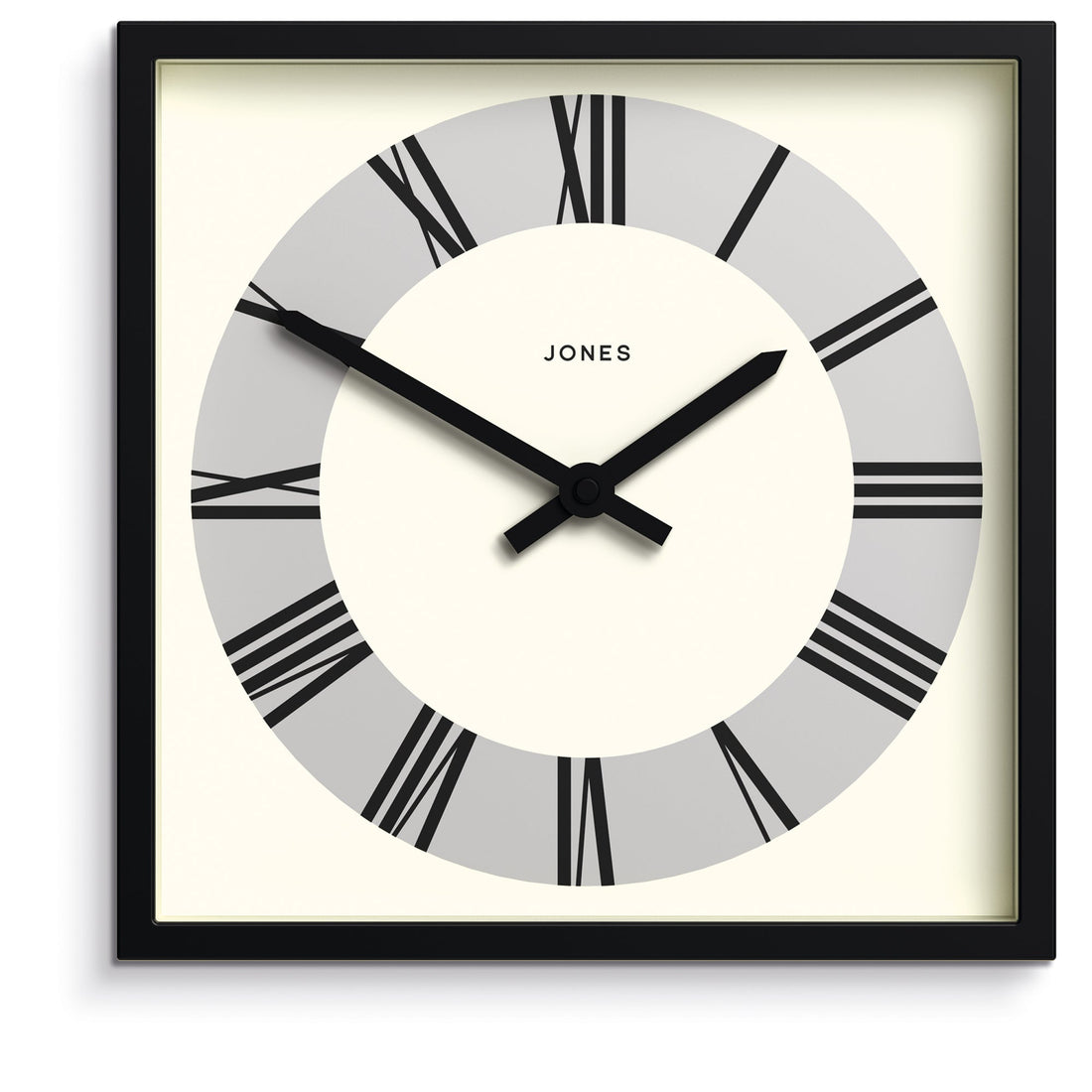 Newgate Jones Box Wall Clock Matte Black-Home &amp; Garden &gt; Decor-PEROZ Accessories