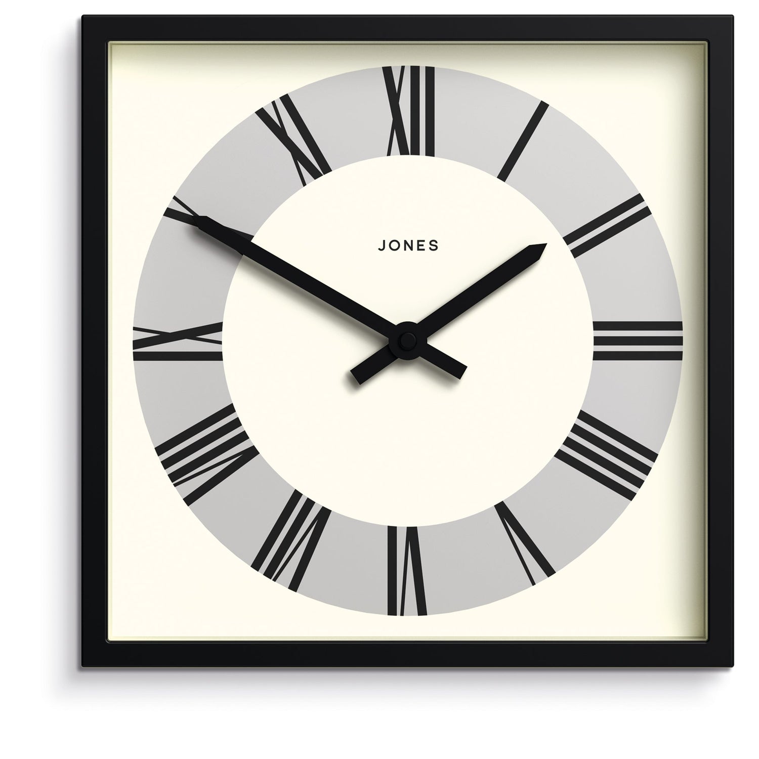 Newgate Jones Box Wall Clock Matte Black-Home &amp; Garden &gt; Decor-PEROZ Accessories