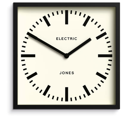 Newgate Jones Box Wall Clock Black-Home &amp; Garden &gt; Decor-PEROZ Accessories