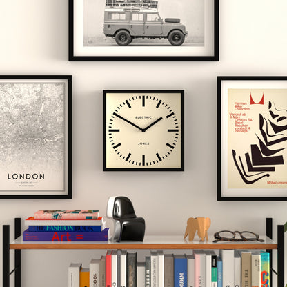 Newgate Jones Box Wall Clock Black-Home &amp; Garden &gt; Decor-PEROZ Accessories