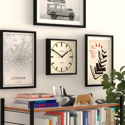 Newgate Jones Box Wall Clock Black-Home &amp; Garden &gt; Decor-PEROZ Accessories