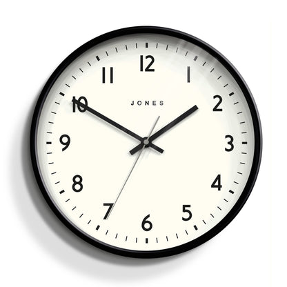 Newgate Jones Jam Clock Matte Black-Home &amp; Garden &gt; Decor-PEROZ Accessories