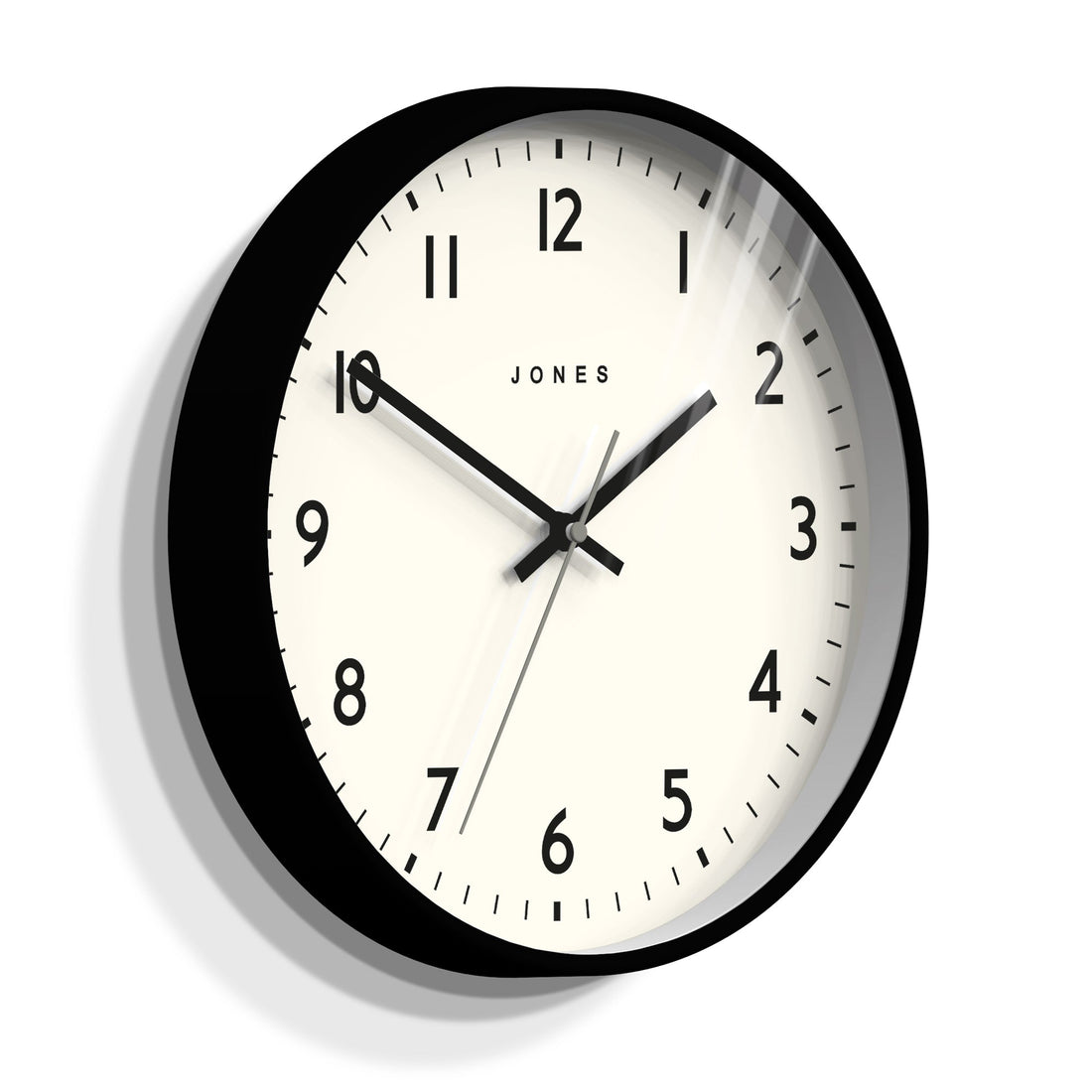 Newgate Jones Jam Clock Matte Black-Home &amp; Garden &gt; Decor-PEROZ Accessories