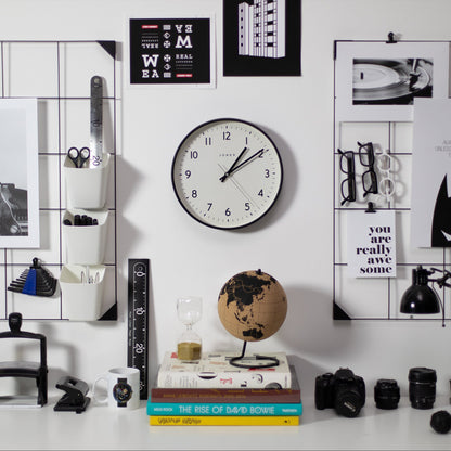 Newgate Jones Jam Clock Matte Black-Home &amp; Garden &gt; Decor-PEROZ Accessories