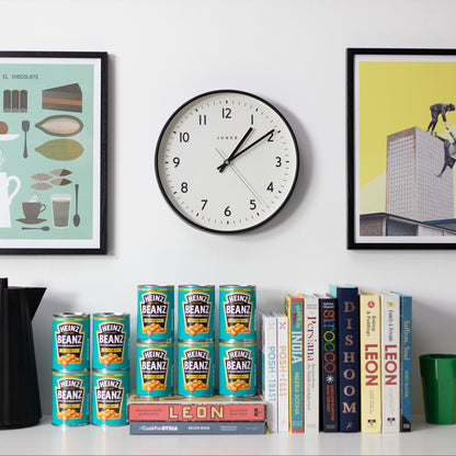 Newgate Jones Jam Clock Matte Black-Home &amp; Garden &gt; Decor-PEROZ Accessories
