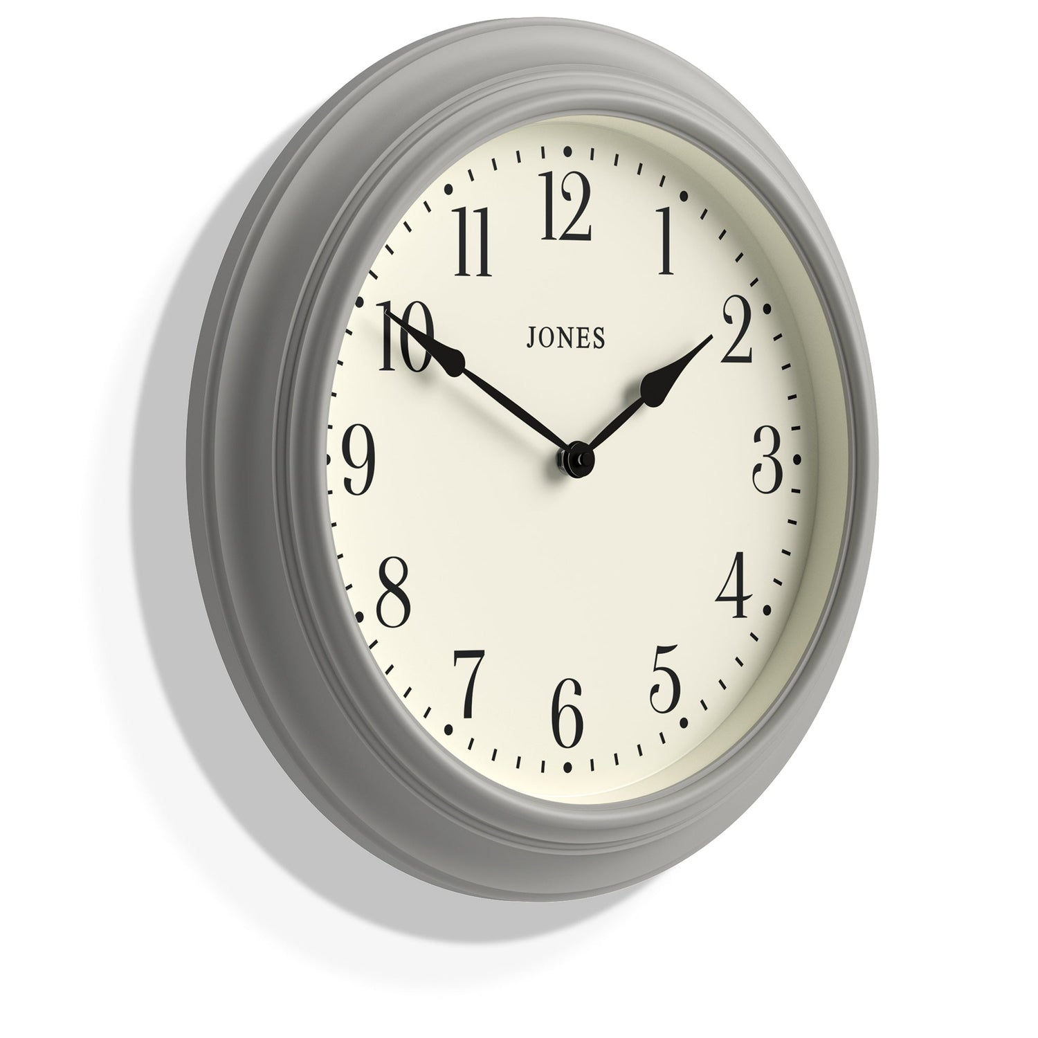 Newgate Jones Supper Club Clock Cloud Grey-Home &amp; Garden &gt; Decor-PEROZ Accessories