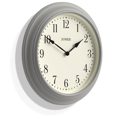 Newgate Jones Supper Club Clock Cloud Grey-Home &amp; Garden &gt; Decor-PEROZ Accessories