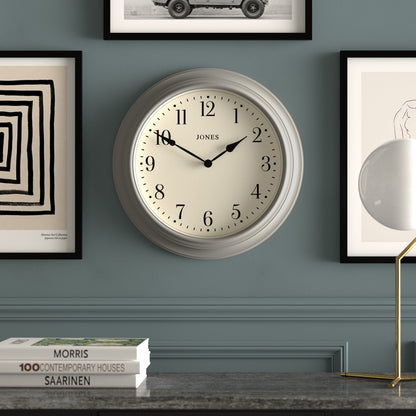 Newgate Jones Supper Club Clock Cloud Grey-Home &amp; Garden &gt; Decor-PEROZ Accessories